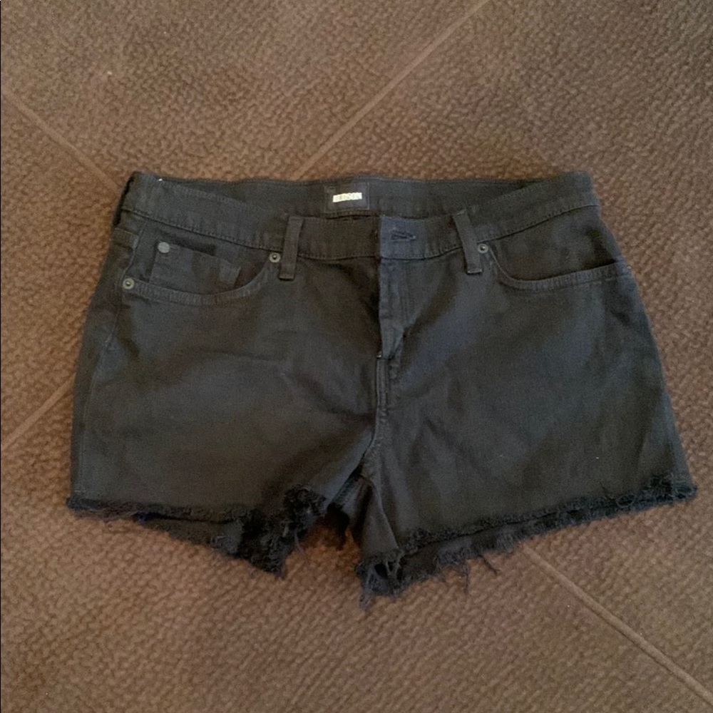Black Denim Women's Shorts